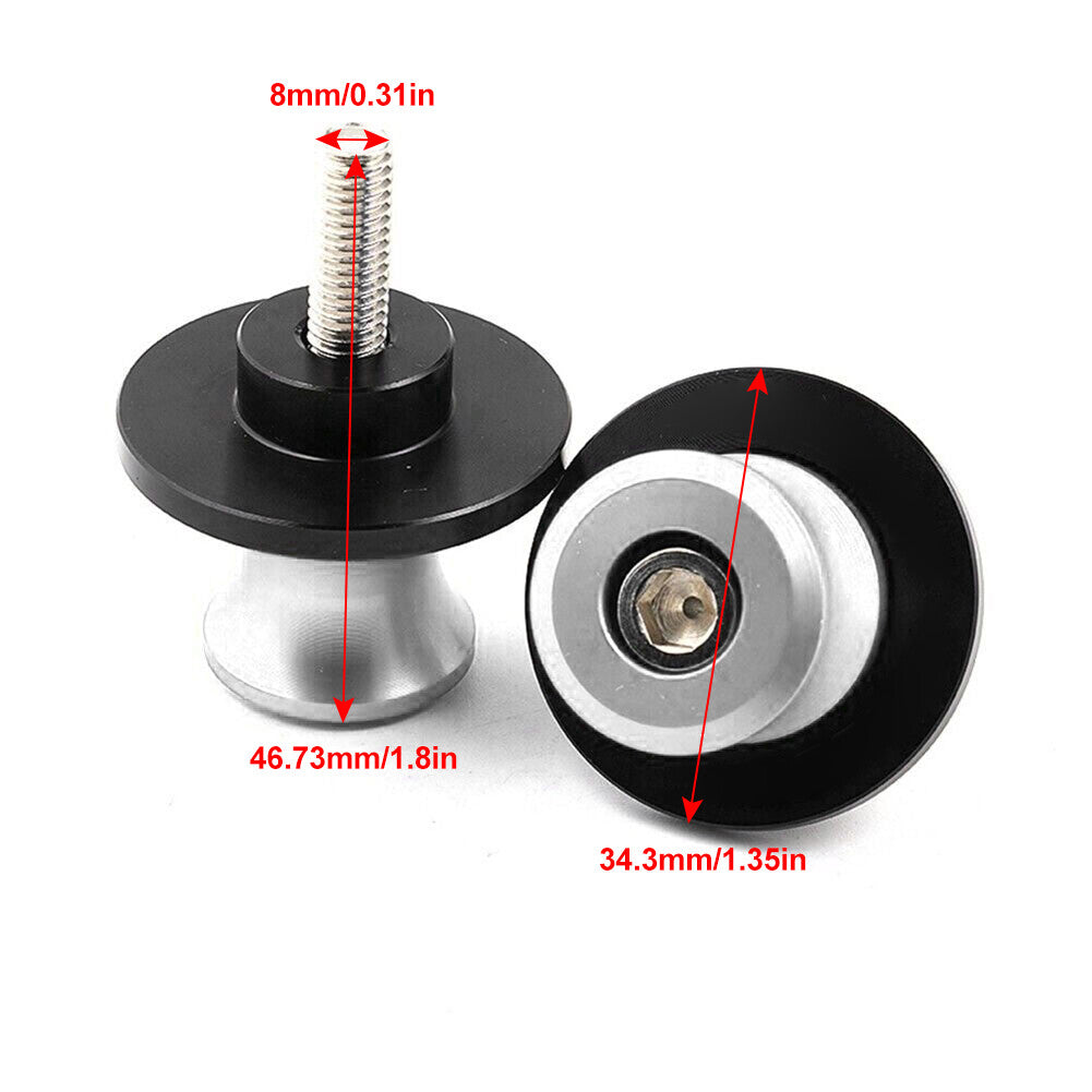 Swingarm Spools Coil Slider Stand Screws M8 for BMW S1000R S1000RR 14-2018??