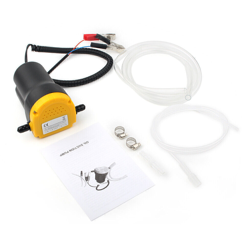 Oil pump 12V Diesel Fluid Extractor Scavenge Exchange Transfer Pump Car Electric Q