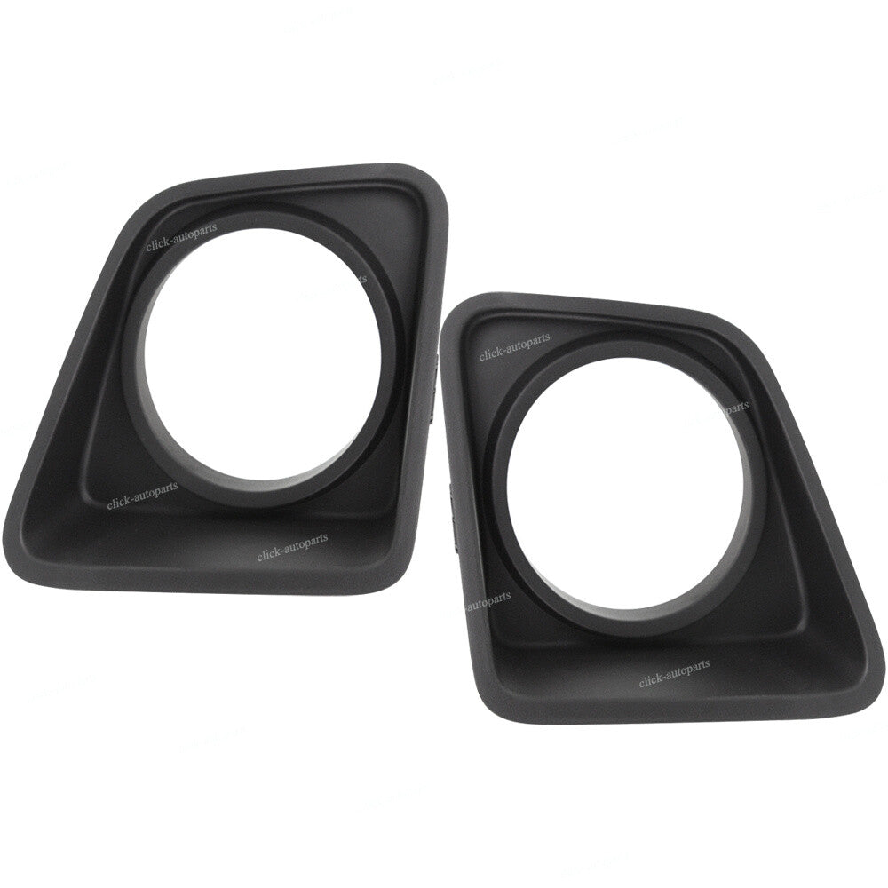 RHLH Fog Light Cover Cap Front Bumper Bezel Trim for Toyota Tundra 2014-2020