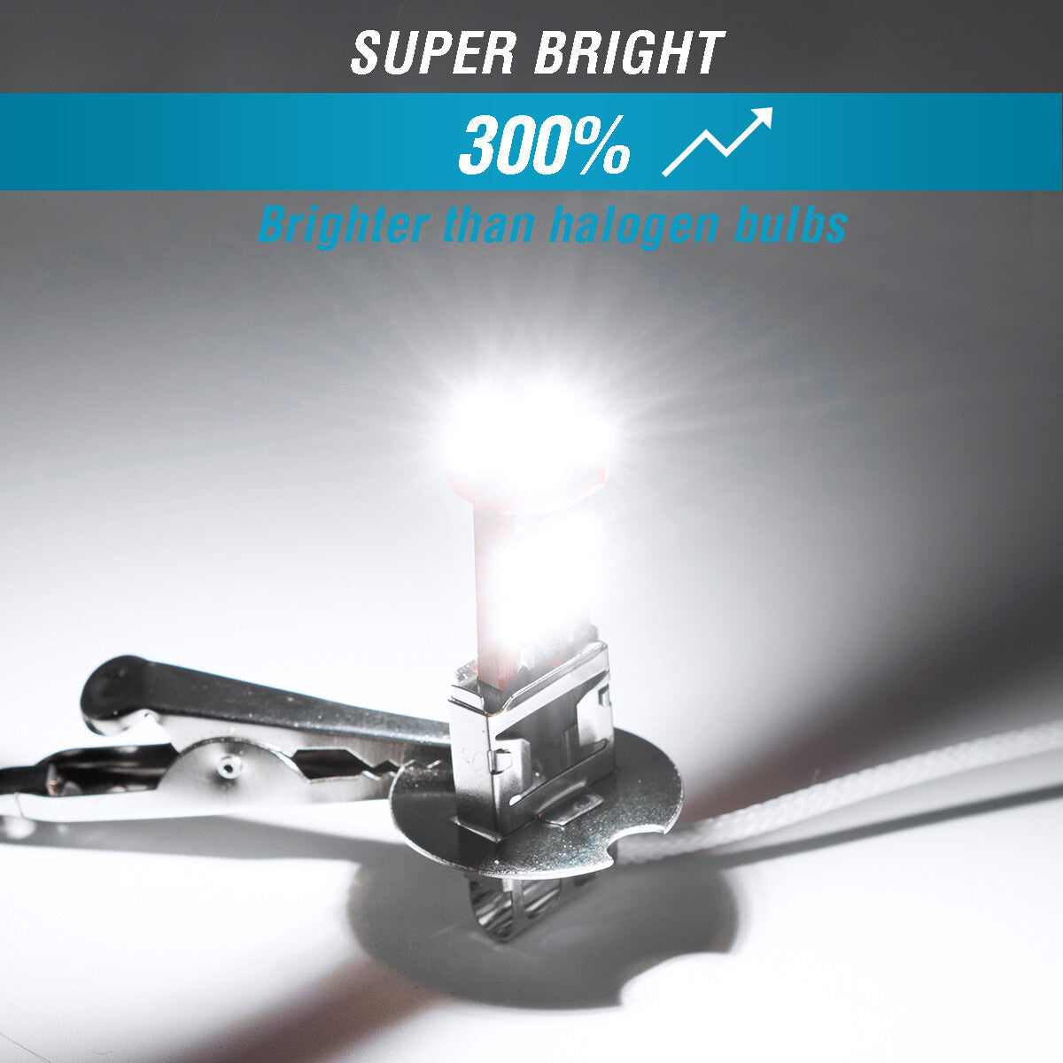 New H3 18-SMD 2835 LED Bulbs Xenon White 6000K Car Fog Light Driving Lamp 12V