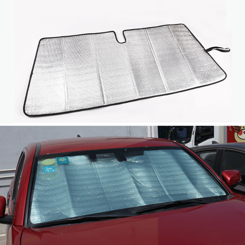 Front Windshield Sunshade Custom-fit Sun Shade Fit ForToyota Tacoma 2016-2023 v