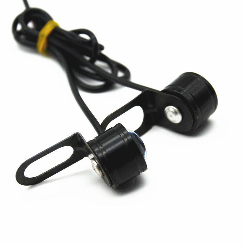 Motorcycle Headlight Daytime Blue Light Driving Fog Handlebar Spotlight LED Lamp