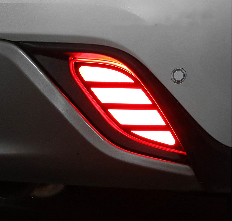 for Toyota Highlander 2020-2024 LED Rear Fog Light Tail Bumper Light Sets Cover