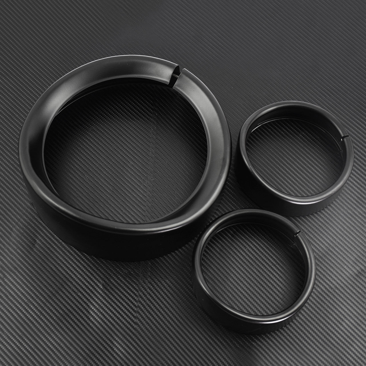 7 Headlight Trim Ring  4 1/2 Fog Light Trim Ring Fit for Harley Touring FLD