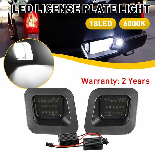 2-Piece LED License Plate Label Lights and Rear Lights for 2019 for Ram 1500 Classic White Pickup Units - n