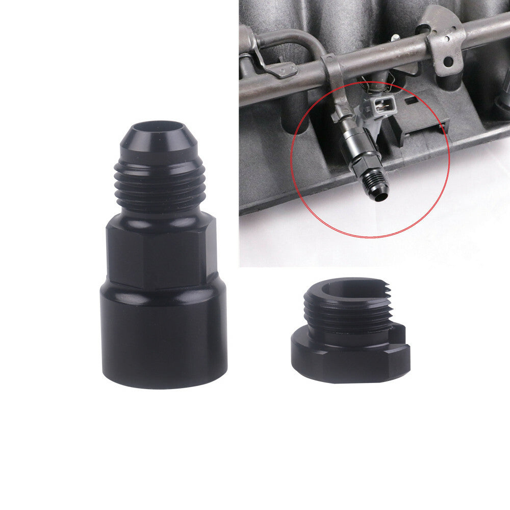 LS1 Swap Fuel Rail Inlet Line Fitting Adaptor 3/8 6AN For LSX LS LS6 5.7 6.0 6.2 Q