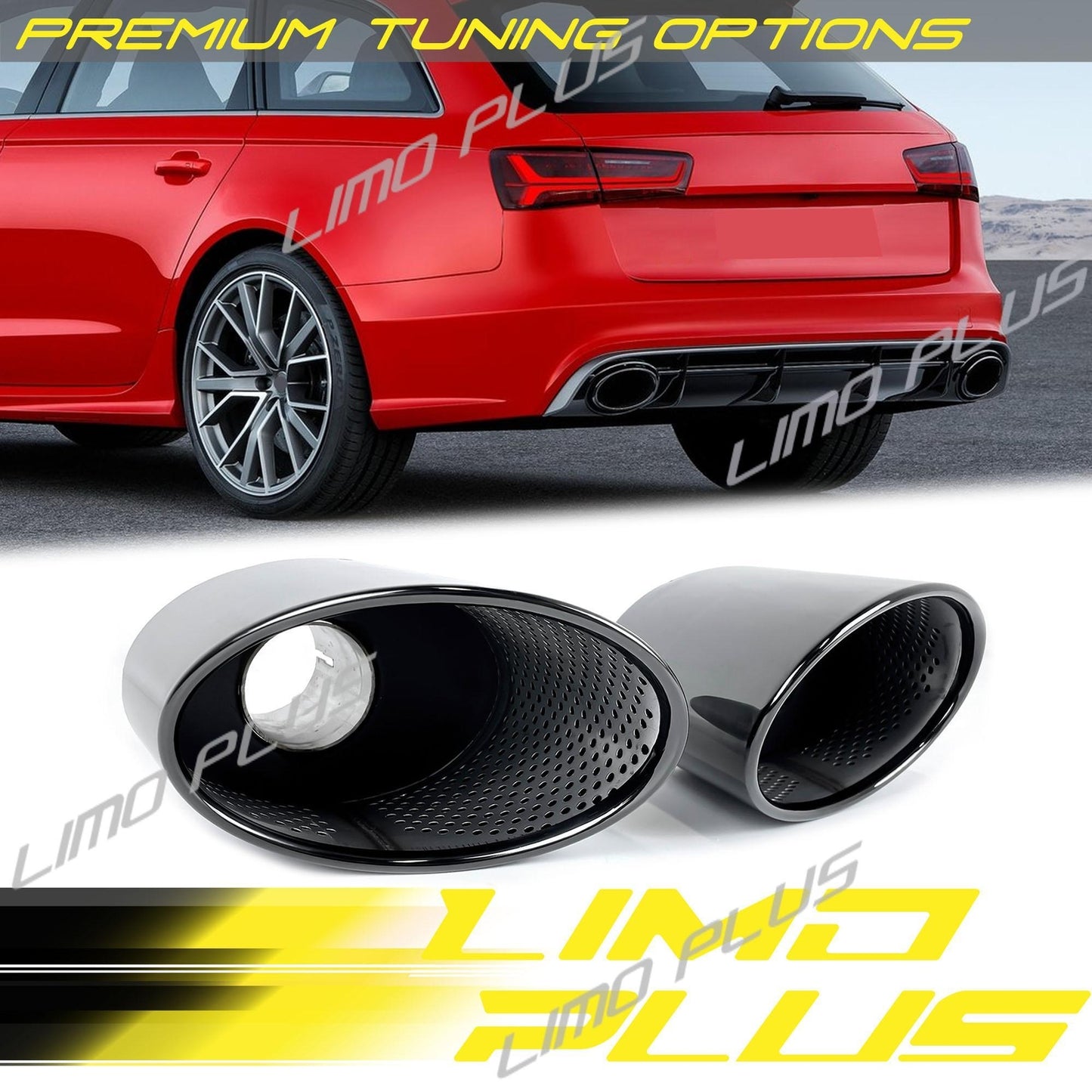 Matte Carbon Fiber Exhaust Tips Pipe for Porsche 718 Cayman 982 2017-24 Q