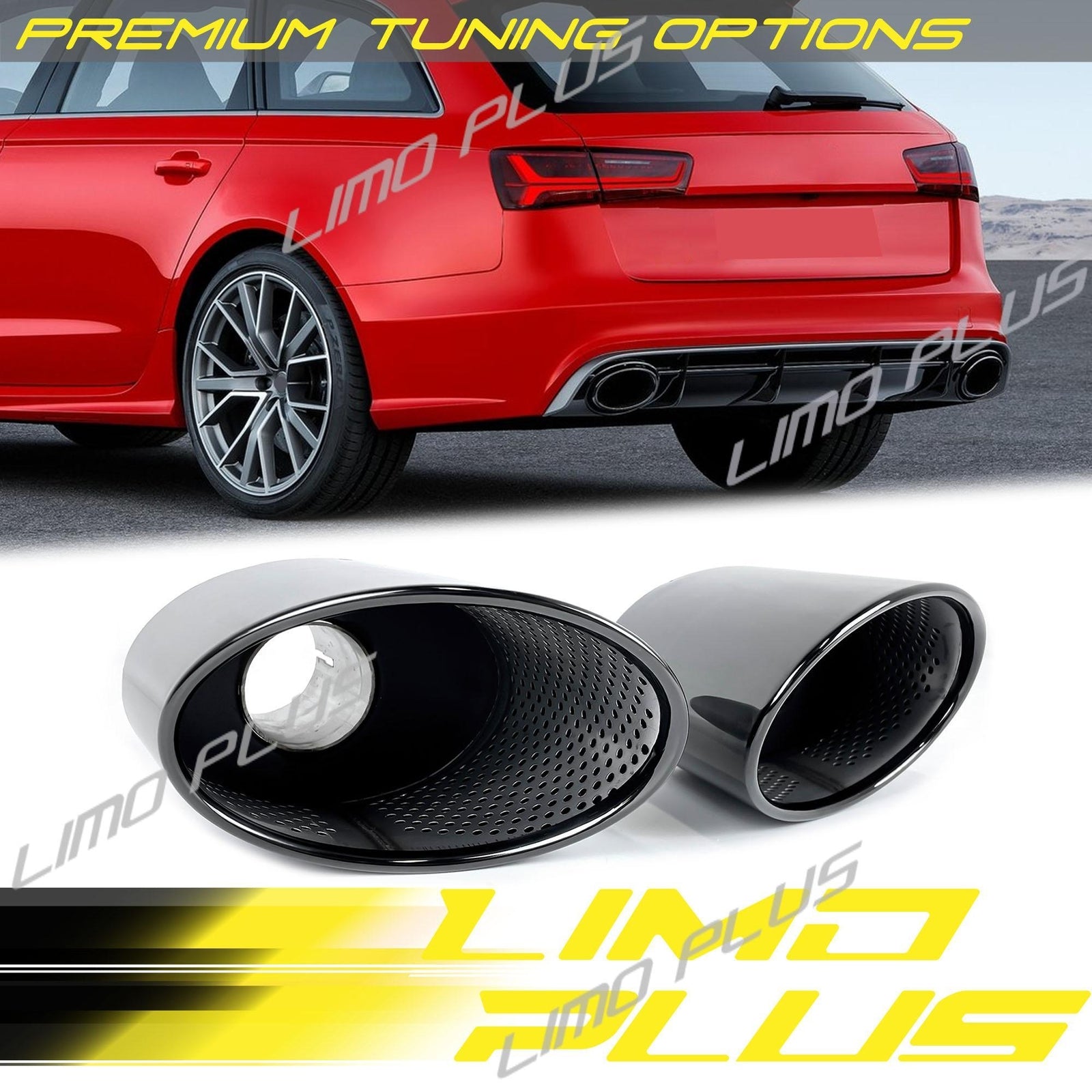 Matte Carbon Fiber Exhaust Tips Pipe for Porsche 718 Cayman 982 2017-24 Q