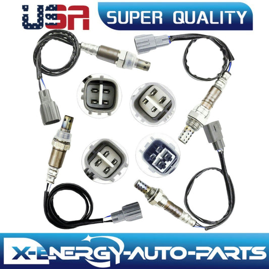 4x Oxygen O2 sensor for 2007 for Toyota for Camry for Lexus ES350 3.5L Upstream +Downstream