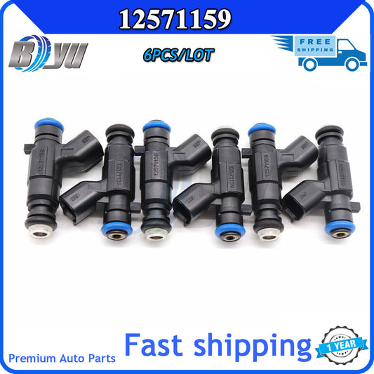 12571159 Applicable to 04-08 for Cadillac for Buick 3.6L V6 Package (6) Fuel Injector 0280156131- v