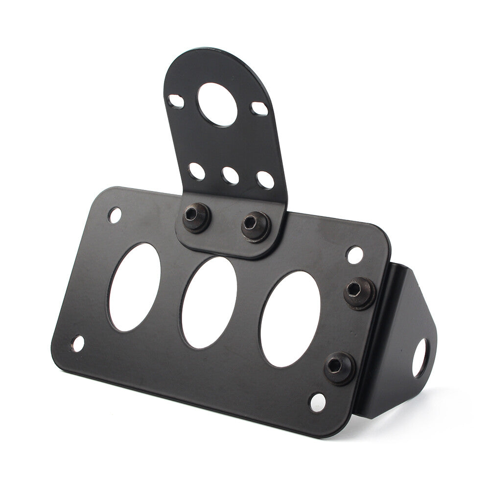 Motorcycle Rear License Plate Bracket Side Mount for Harley Choppers Bobber Q