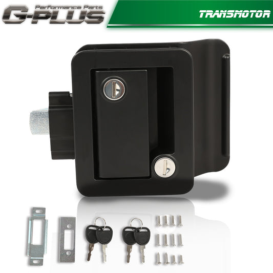 RV campervan travel trailer recreational vehicle door lock kit with knife hole and key Q