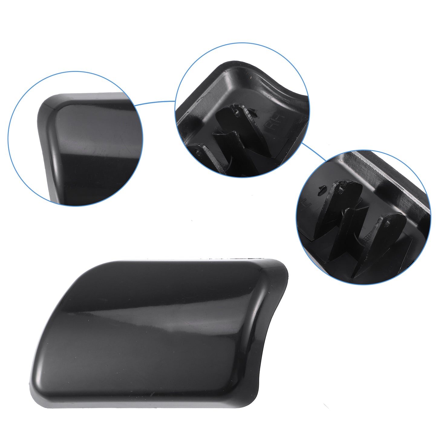 1 Piar for Volvo XC90 2003-2006 Front Bumper Headlight Washer Nozzle Cover Cap n