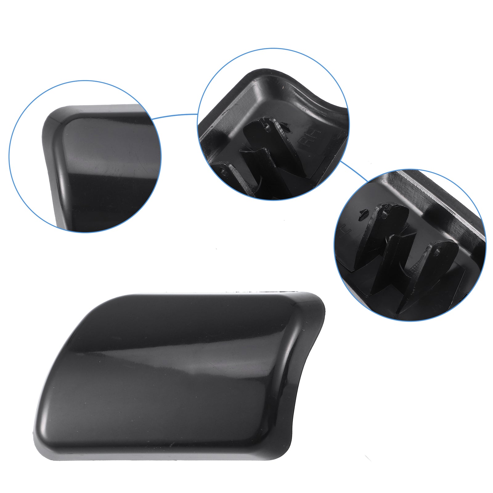 1 Piar for Volvo XC90 2003-2006 Front Bumper Headlight Washer Nozzle Cover Cap n