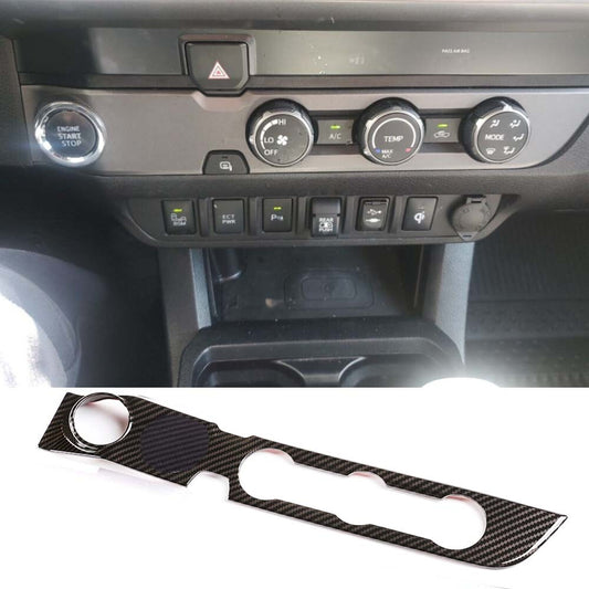 Pear wood front cup holder panel cover decoration suitable for Tundra/Sequoia 2022-23 - v