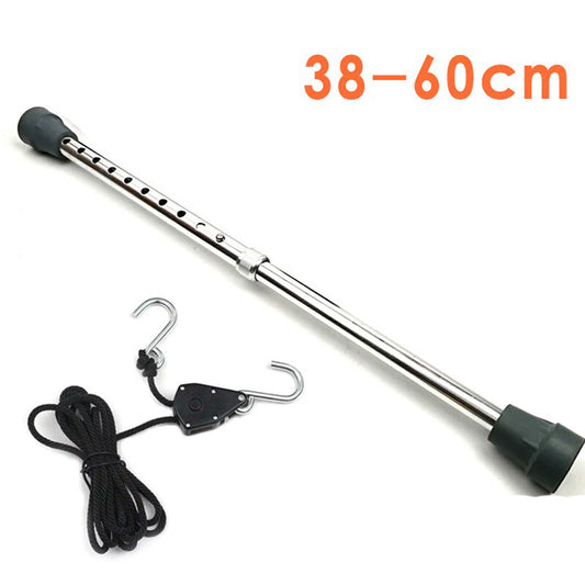 Adjustable Auto Door Engine Hood Cover Prop Rod Arm Fixed Rope Repair Strut Tool v