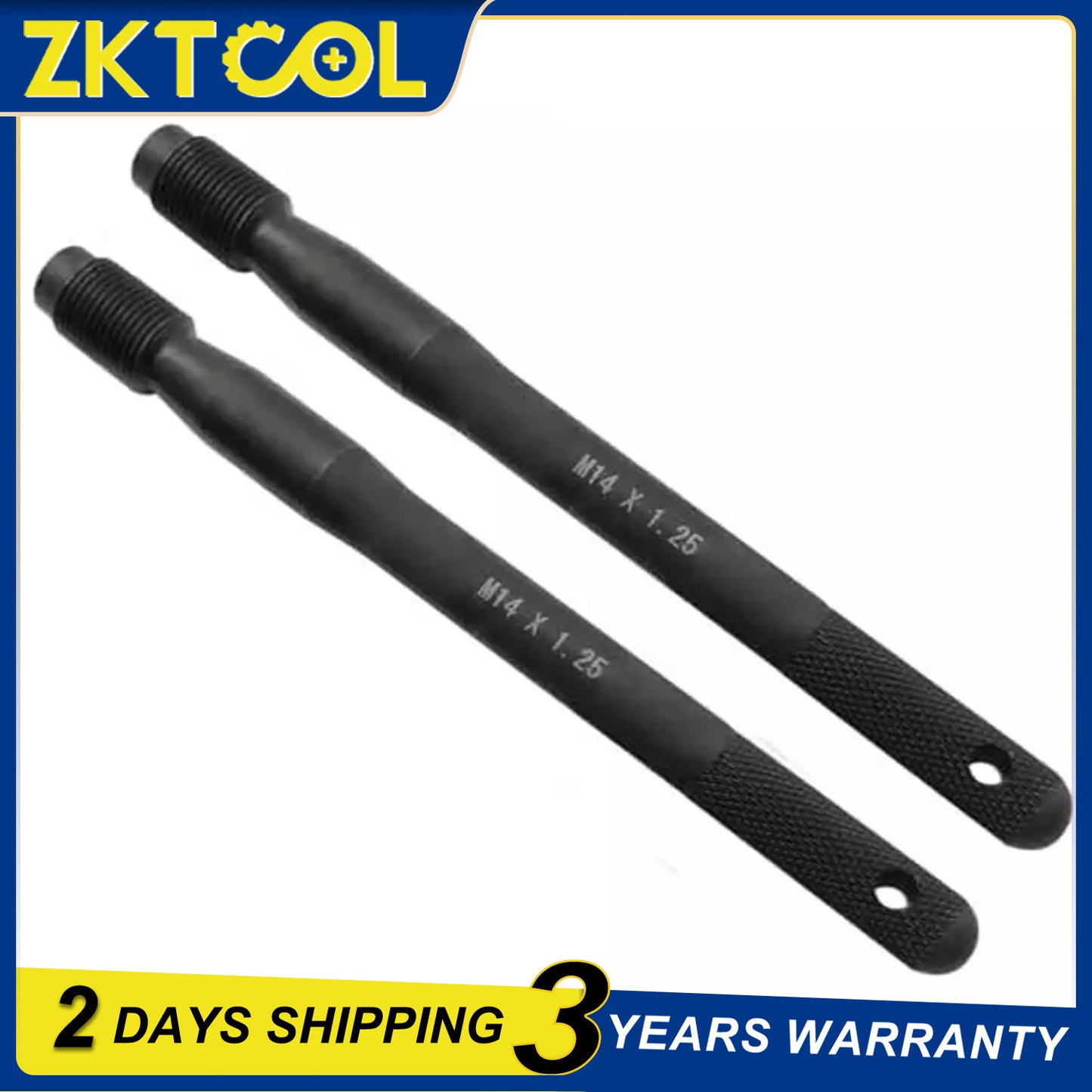2PC M14¡Á1.25 Wheel Hanger Alignment Pin Tool Wheel Rims Lug Bolt Mechanic Tool