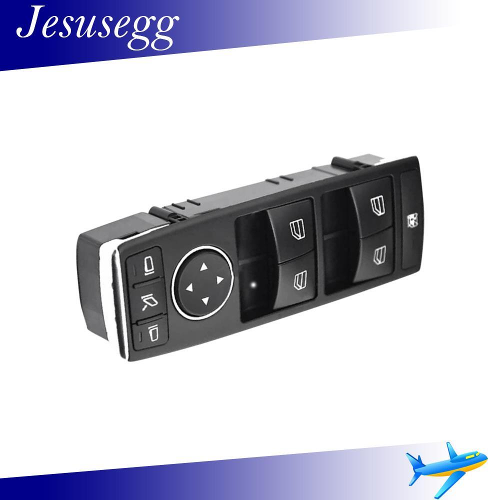 for Model S 2012-2021 Model X 2015-2021 Front Left Power Window Switch Black