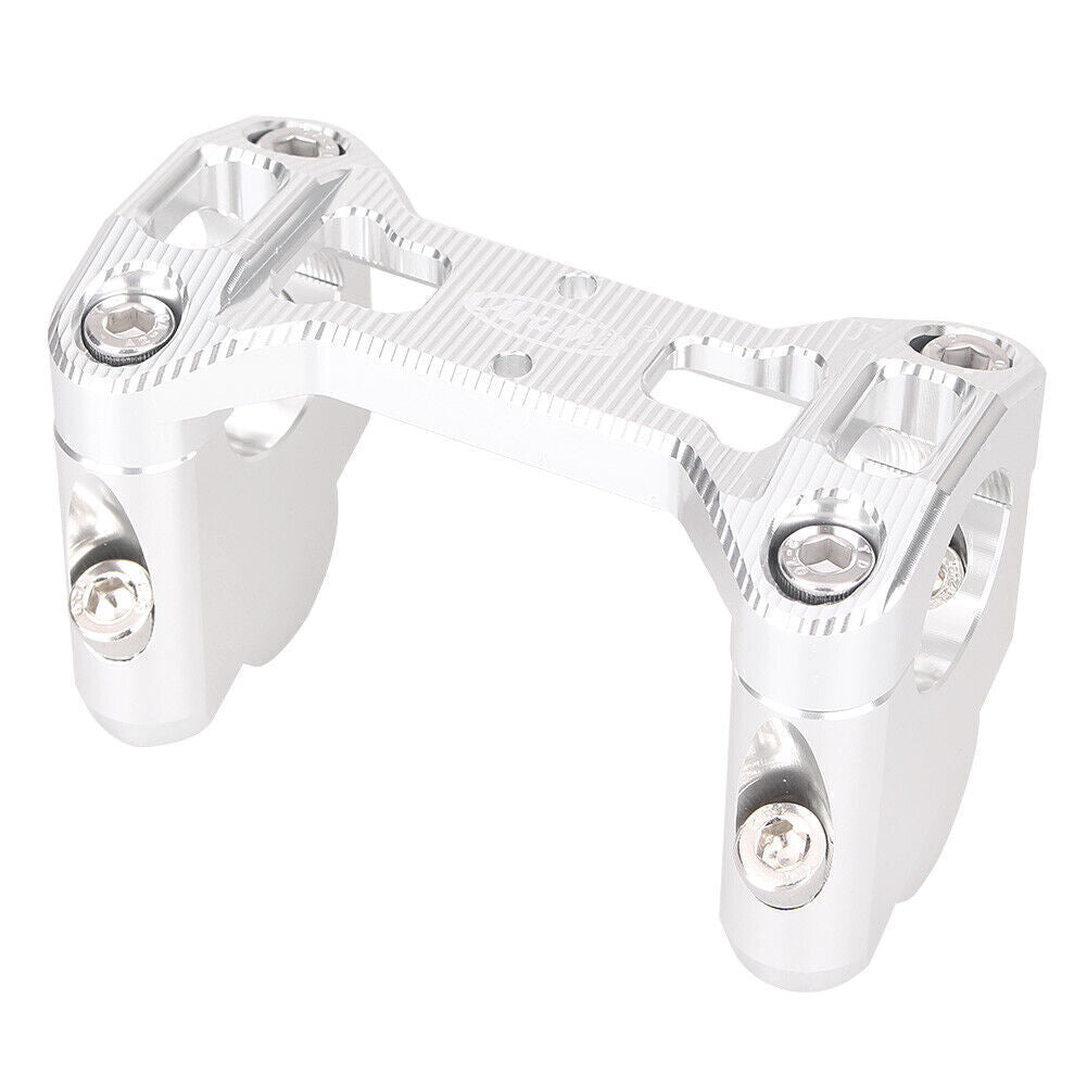 for BMW R1200GS 2013 2014 Silver Moto Motorcycle Handle Bar Riser Clamp Mount Q