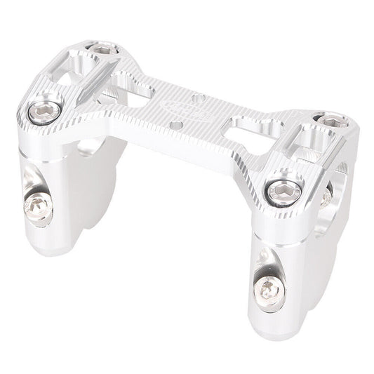 for BMW R1200GS 2013 2014 Silver Moto Motorcycle Handle Bar Riser Clamp Mount Q