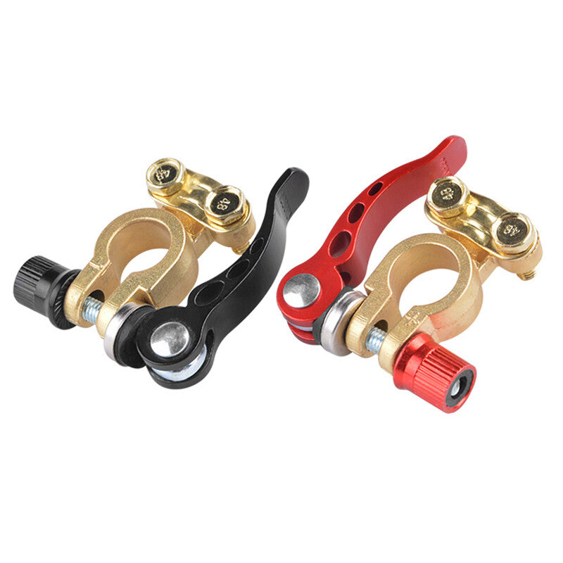 2PCS Pure Copper Universal Auto Trailer Battery Terminal Disconnect Switch Link v
