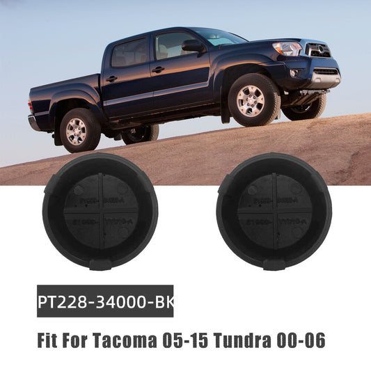 2X Rear Bumper Dome Caps For 2005-2015 TACOMA & 2000-2006 Tundra PT228-34000-BK Q