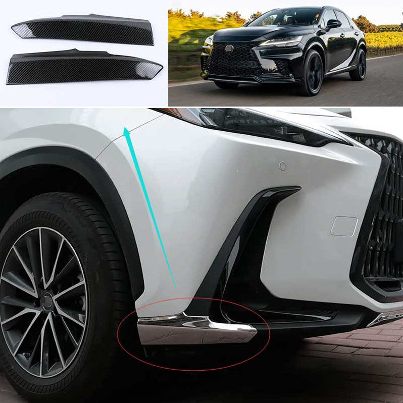 for Lexus NX 250 350h 22-2024 Carbon Steel Front Bumpers Lip Side Skirt Splitter n