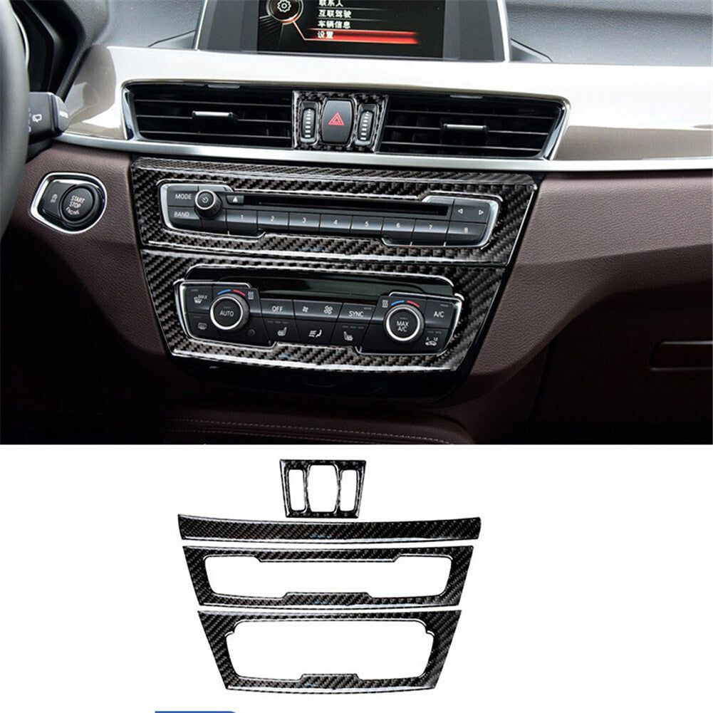 4x Red Carbon Fiber Door Handle Frame Cover Trim for Tiguan 2013-2017 v