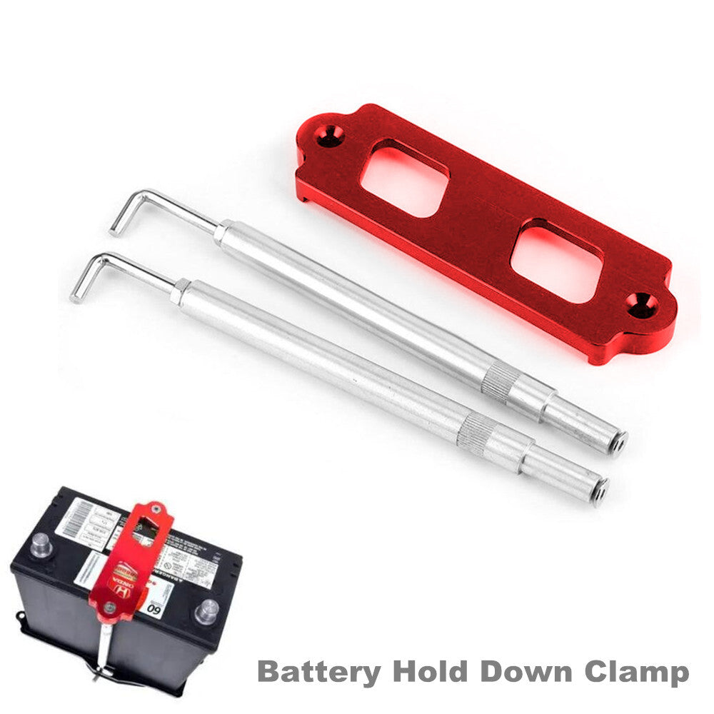 Battery mounting bracket, mounting clip, bracket bolt, tie buckle suitable for cars, vans, and RVs. n