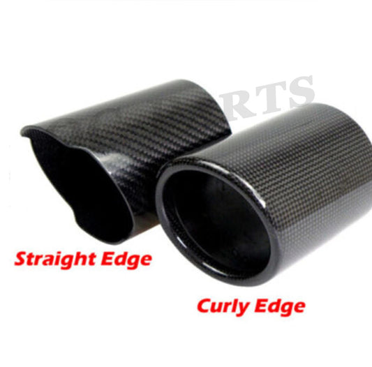 Brand new car exhaust pipe with carbon fiber cover, exhaust tip, muffler end pipe Q