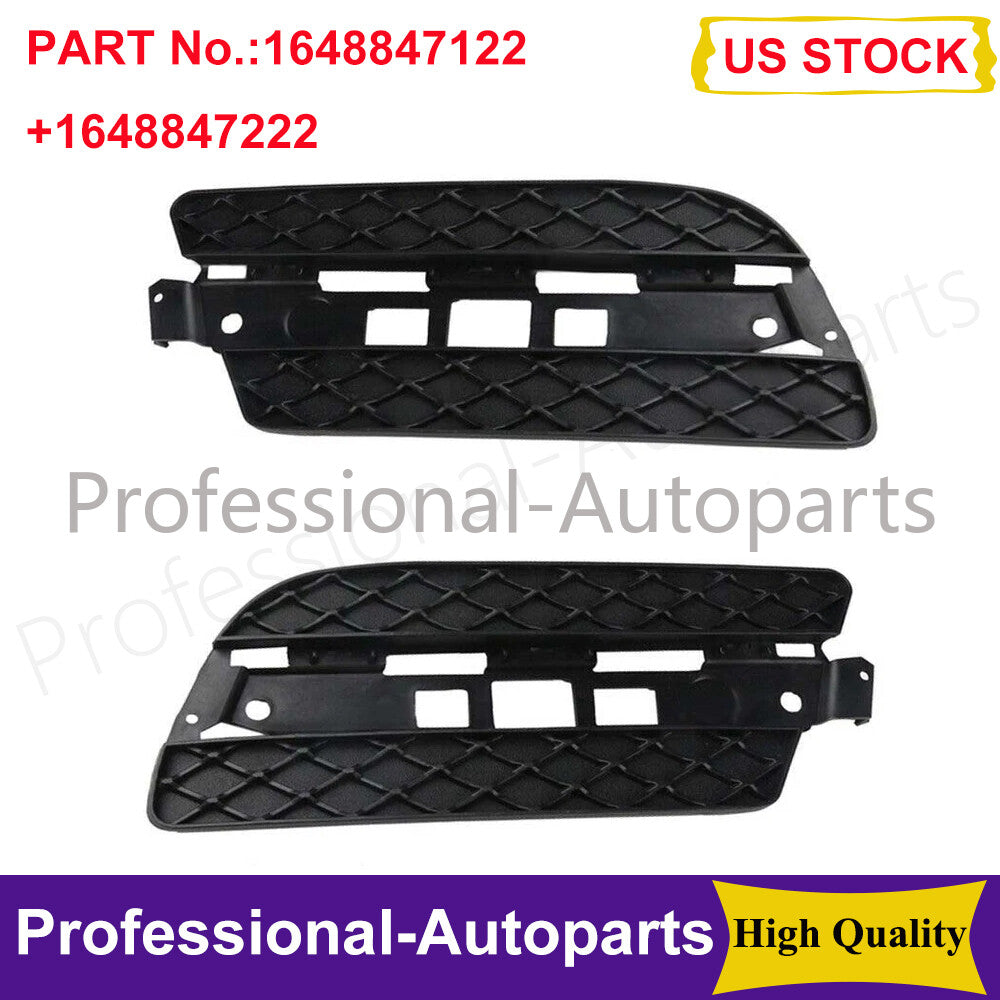 1Pair Front LeftRight Radiator Black Grille for Mercedes GL350 GL450 2010-2012