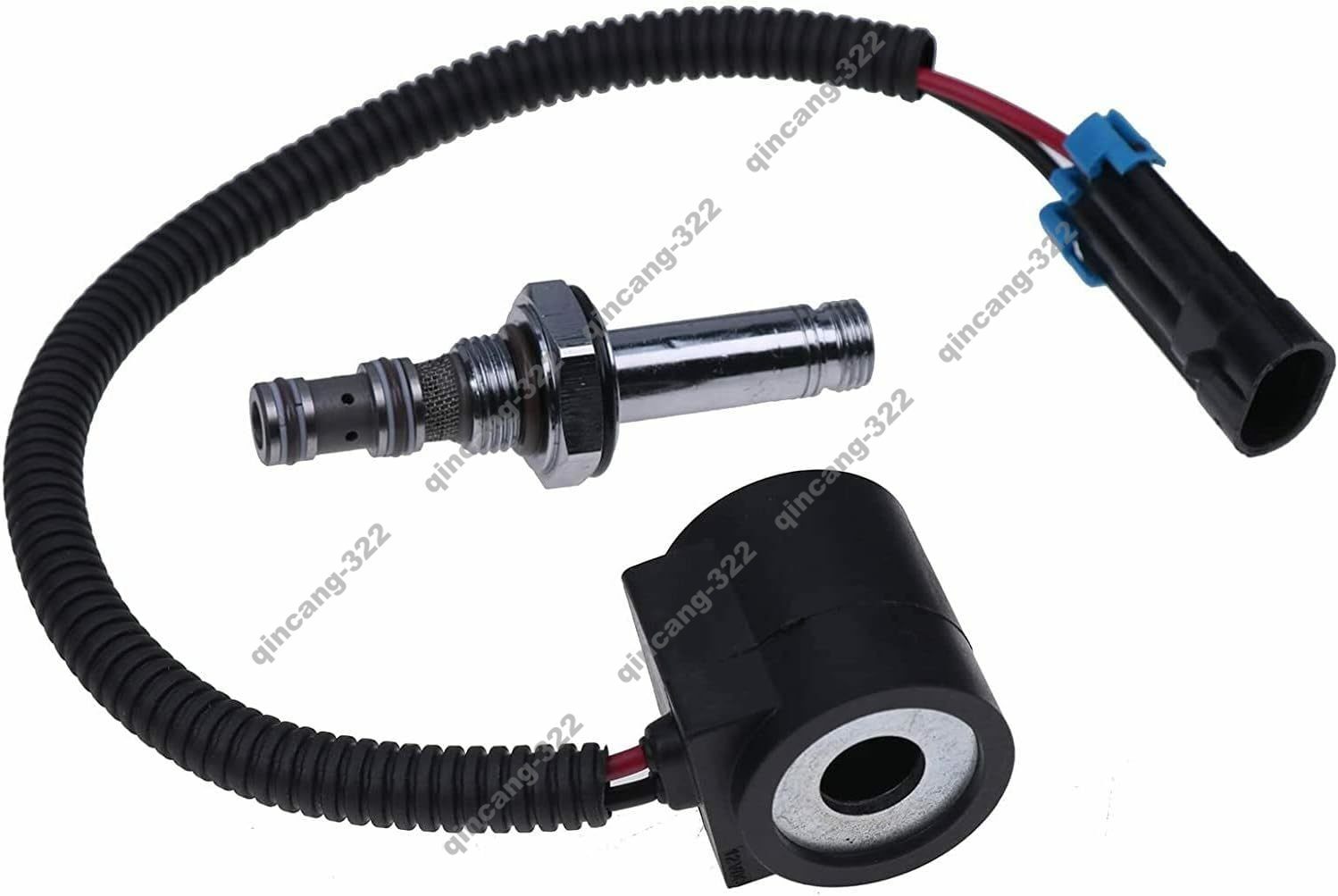 12V Solenoid Valve Coil 6675559 for Bobcat Loader S130 S150 S175 S205 S300 S450