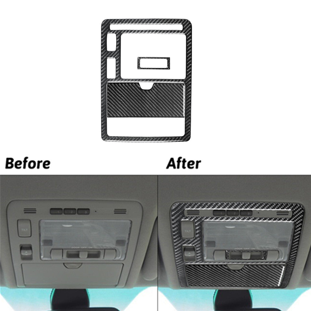 3X Carbon Fiber Overhead Console Frame Cover Trim for LEXUS RX330 350 2004-2009