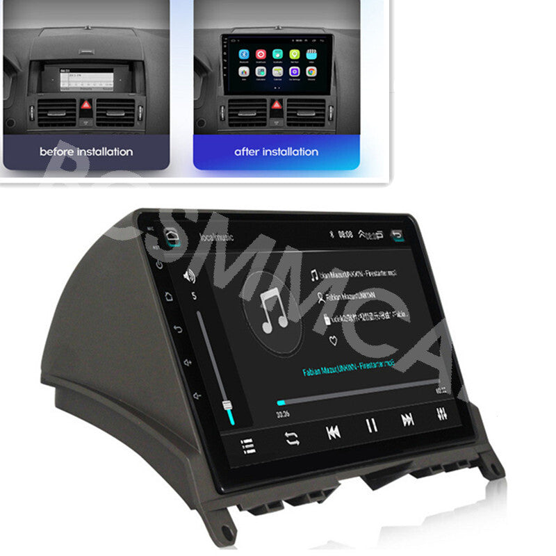 9in Touch Screen For CarPlay Car Radio Fit for Mercedes Benz C300 C350 2006-2011