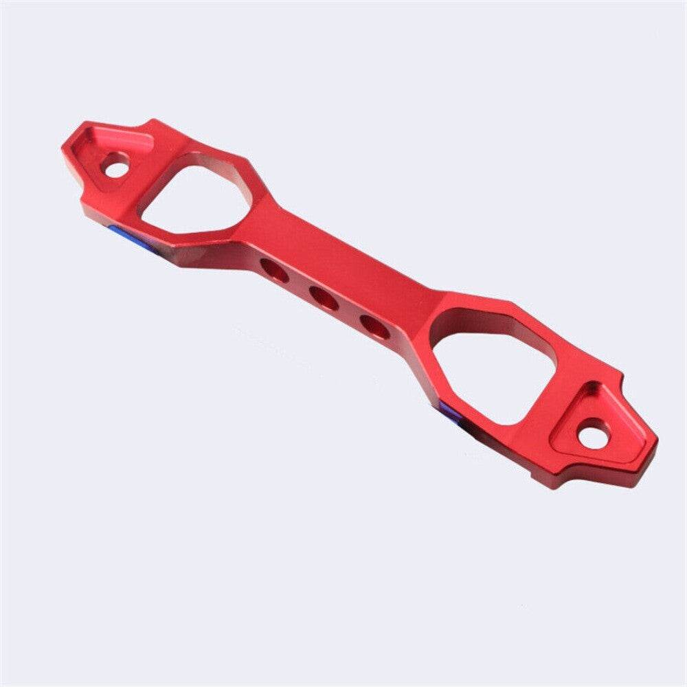 1x Red Aluminum Car Modified Battery Tie Down Holder Mount Bracket Brace Bar New n