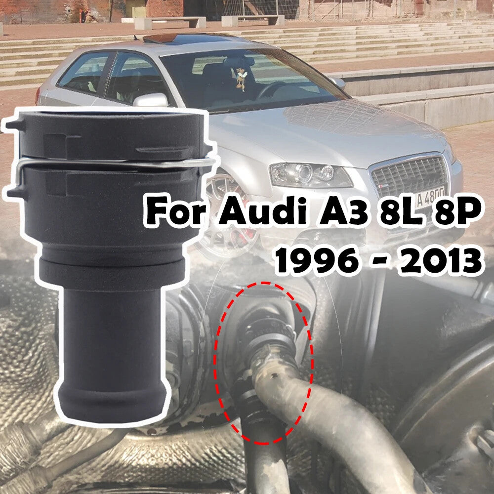 Car Radiator Heat Coolant Hose Flange Water Pipe Connector for Audi A3 8L 96-13