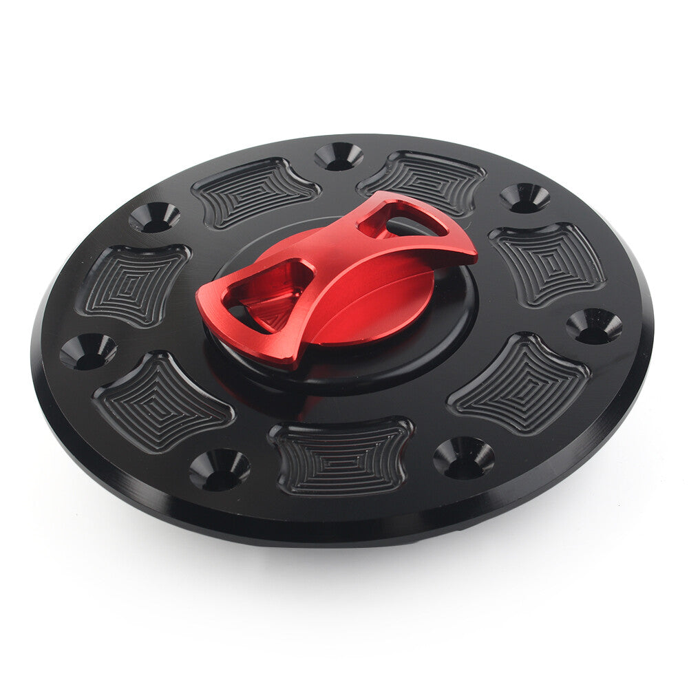 Red Fuel Gas Tank Cap Cover for Kawasaki 500 ZX-6 ZX-7 ZX-9 ZRX-1100
