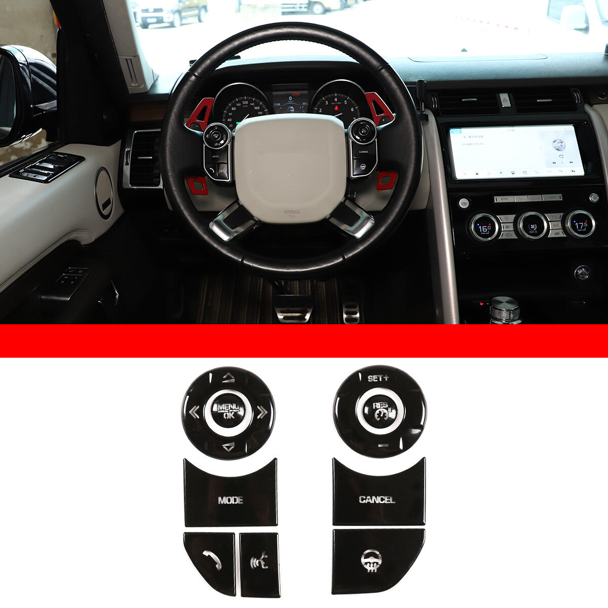 Center Dashboard Storage Box Tray Decoration for Toyota FJ Cruiser 2007-21