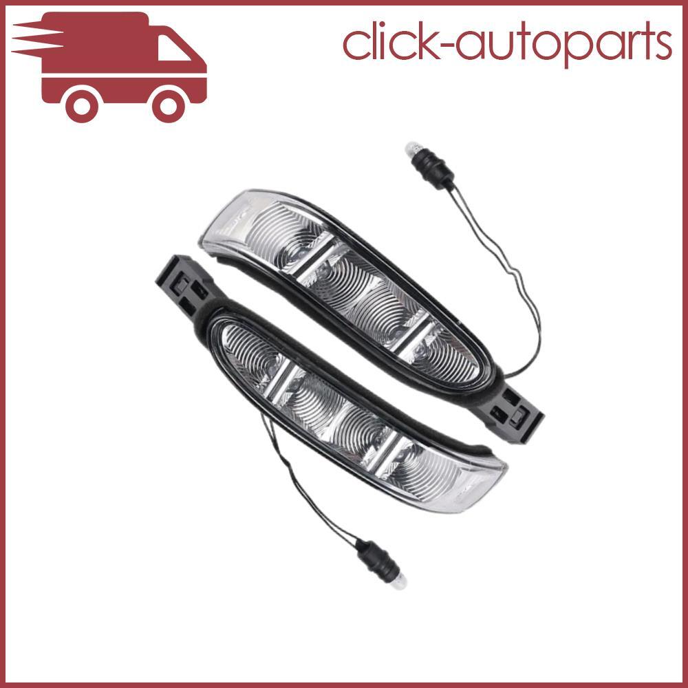 Fits For GL320 GL450 GL550 ML320 2x Front Left Right Side Door Mirror Light