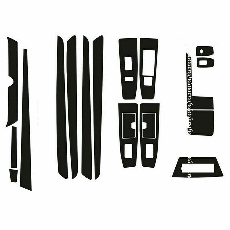 for Lexus ES350/300H 2013-2018 Inner Decal Reflective Trim Stickers Carbon Fiber