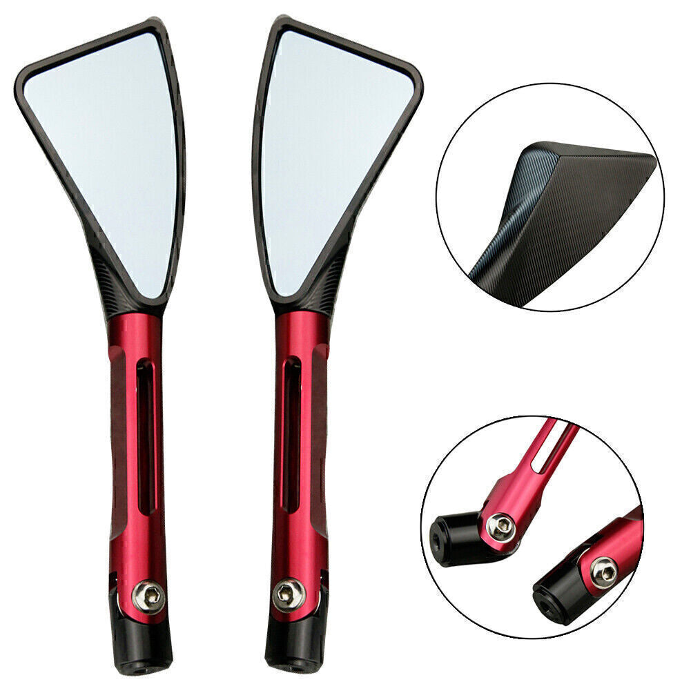 Rear View Mirror Red for Suzuki GSXR 1000 01-04 & GSXR 600 2001-2005 Motorcycle Q