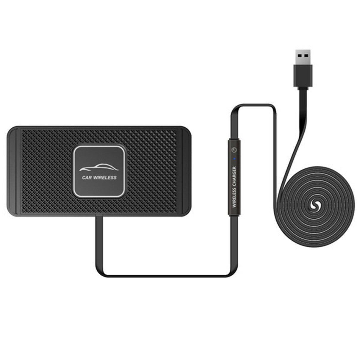 Wireless Car Phone for Charger Pad Fast Charging Dock Non-slip Base For 5.5in Phones