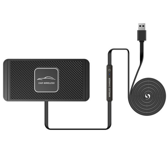 Wireless Car Phone for Charger Pad Fast Charging Dock Non-slip Base For 5.5in Phones