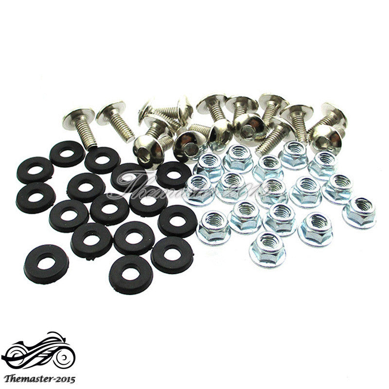 ATV Quad Plastic Fender Bolt Washer Nut Screw Kit For 50cc 70 90 110 125cc