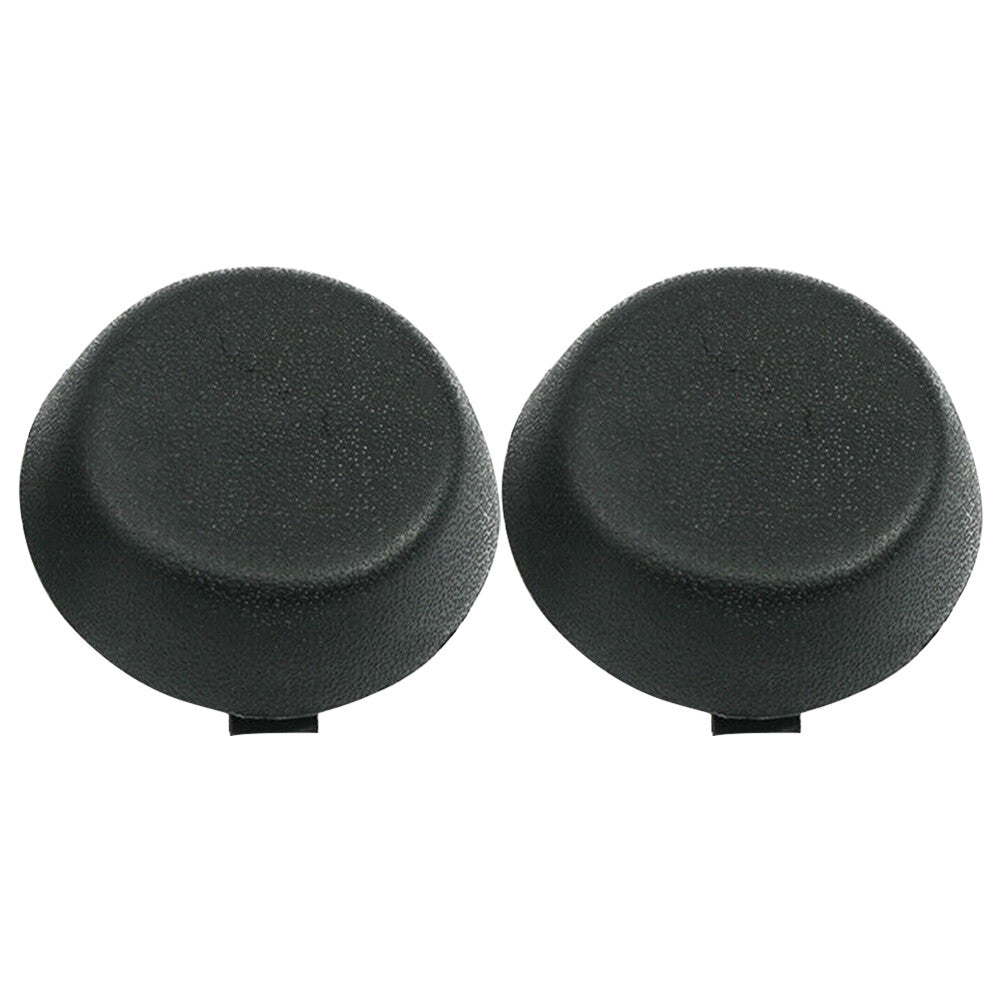 2PCS Round Rear Bumper Dome Caps for Toyota Tacoma 2005-15 Tundra 2000-06 Black
