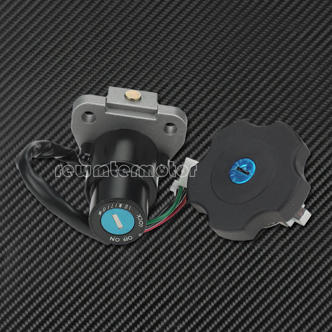 Fuel Gas Cap Ignition Switch Keys Fit for Yamaha XT600 TW200 DT200 DT200R XT225 Q