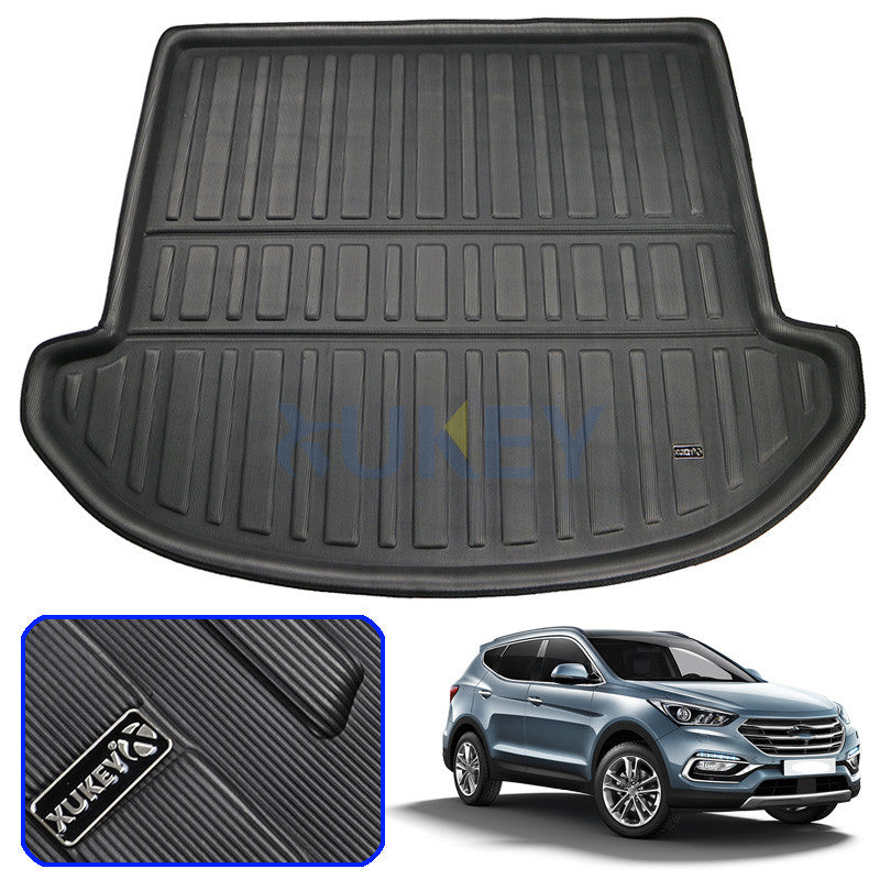 for Hyundai Santa Fe 7 seats 2013-2018 Boot Liner Trunk Cargo Mat Floor Tray NEW Q