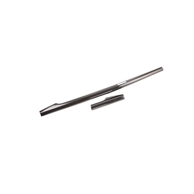 for Audi Q5 2018-2024 Carbon Fiber Look Central Console Dashboard Strip Trim 2P