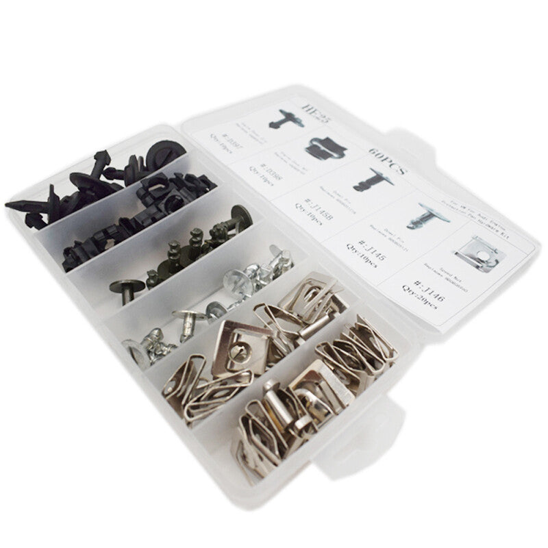 US 60¡ÁCar Engine Protection Pan Hardware Pin Clip Nut Moldings Durable v
