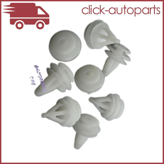 Nylon Retainer Fastener Rivet Door Trim Panel Clips White Fits for Honda 1990-On Q